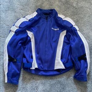 Yamaha Blue and White Motorcycle Jacket